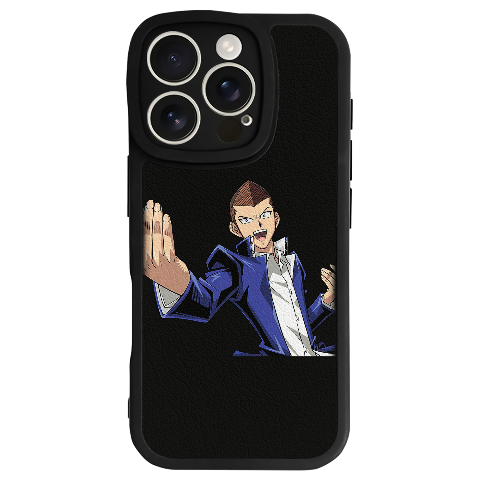 遊☆戯☆王 Yu-Gi-Oh! 【iPhone 16シリーズ対応】シリコンスマホケース（レザー調） 材質：シリコン